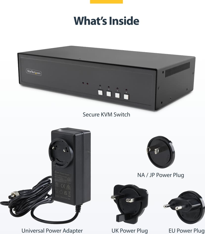 Startech StarTech.com CK4-PM204C KVM Switch Sort