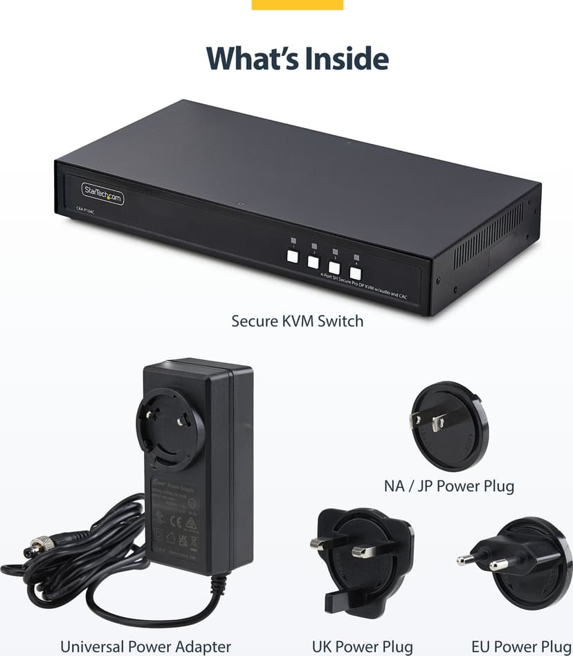 Startech StarTech.com CK4-P104C KVM Switch Sort