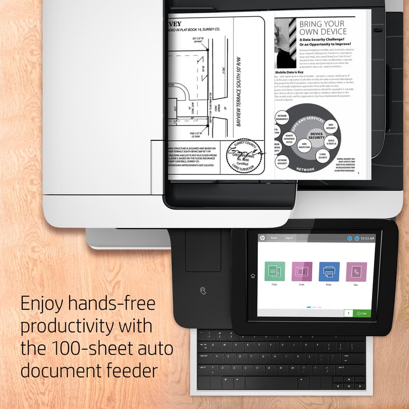 HP LaserJet Enterprise Flow MFP M528z A4