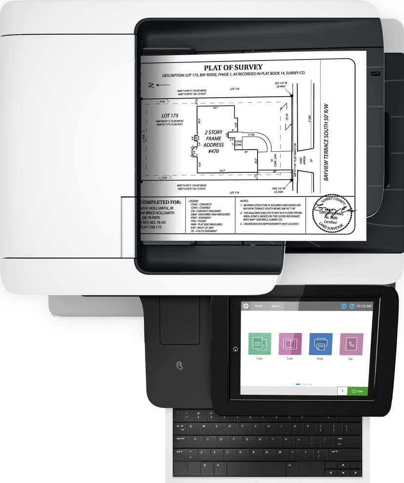 HP LaserJet Enterprise Flow MFP M528z A4