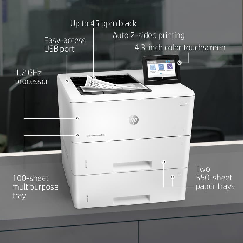 HP LaserJet Enterprise M507X A4