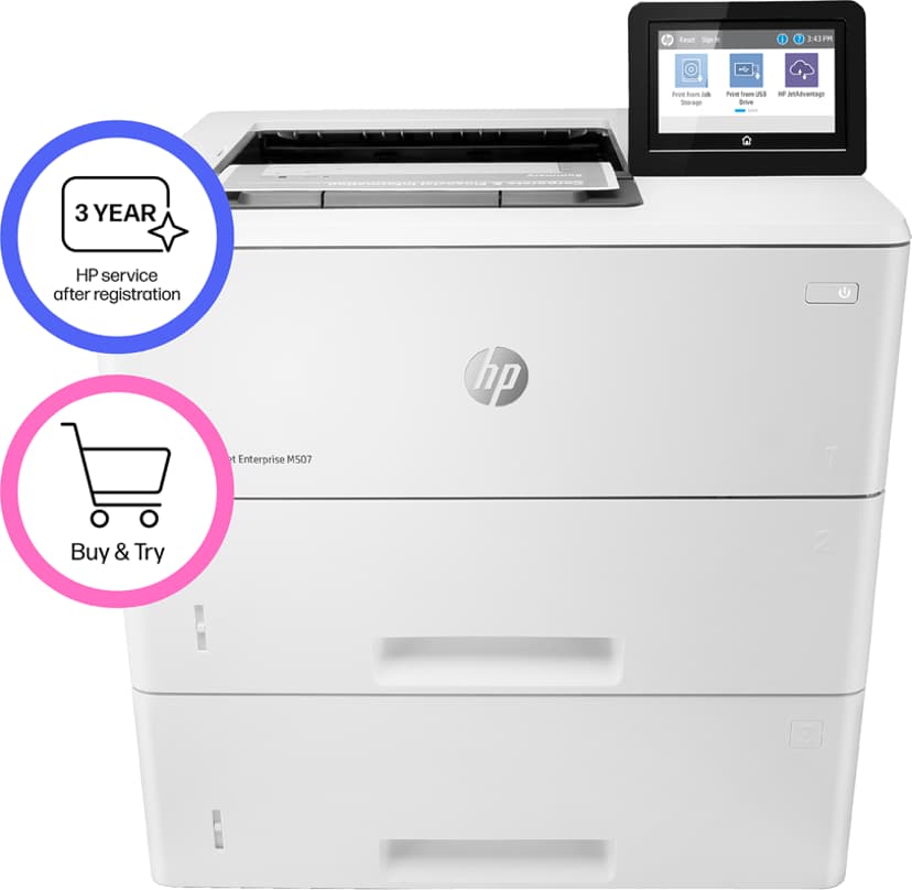 HP LaserJet Enterprise M507X A4
