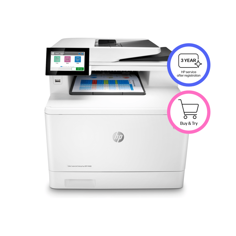 HP Color Laserjet Enterprise M480f A4 MFP
