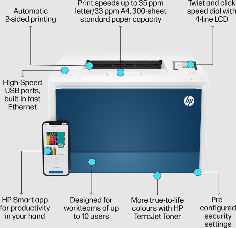 HP Color LaserJet Pro 4202dn A4