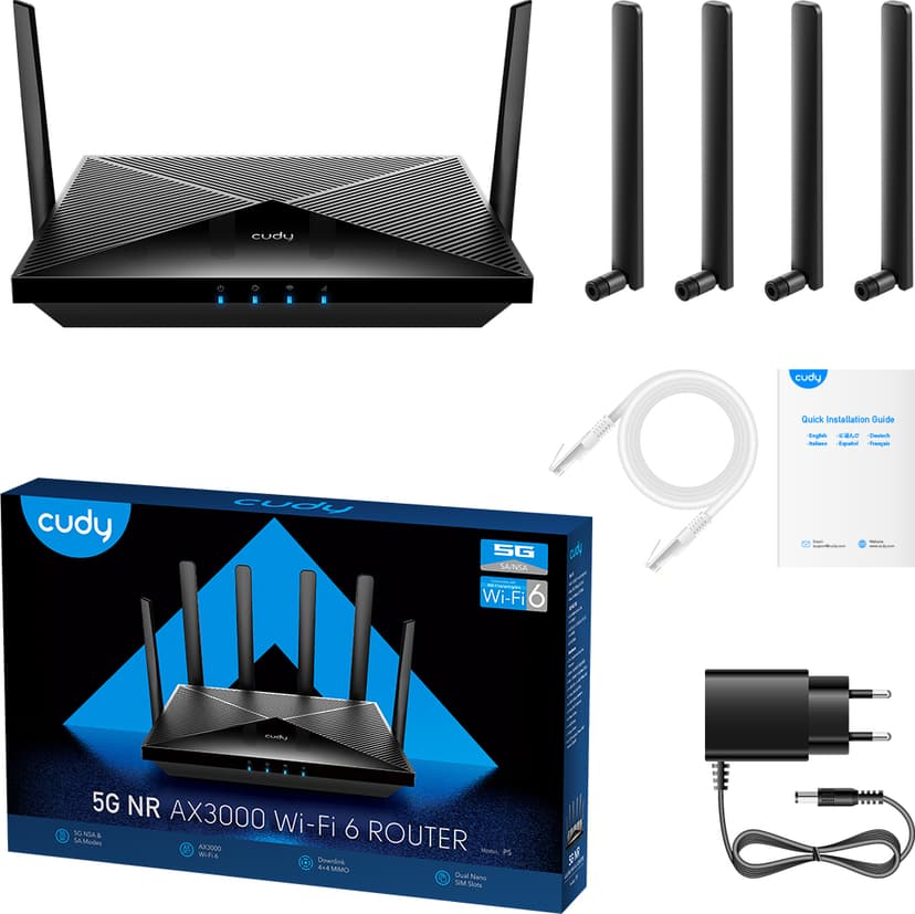 CUDY P5 5G WiFi 6 Router