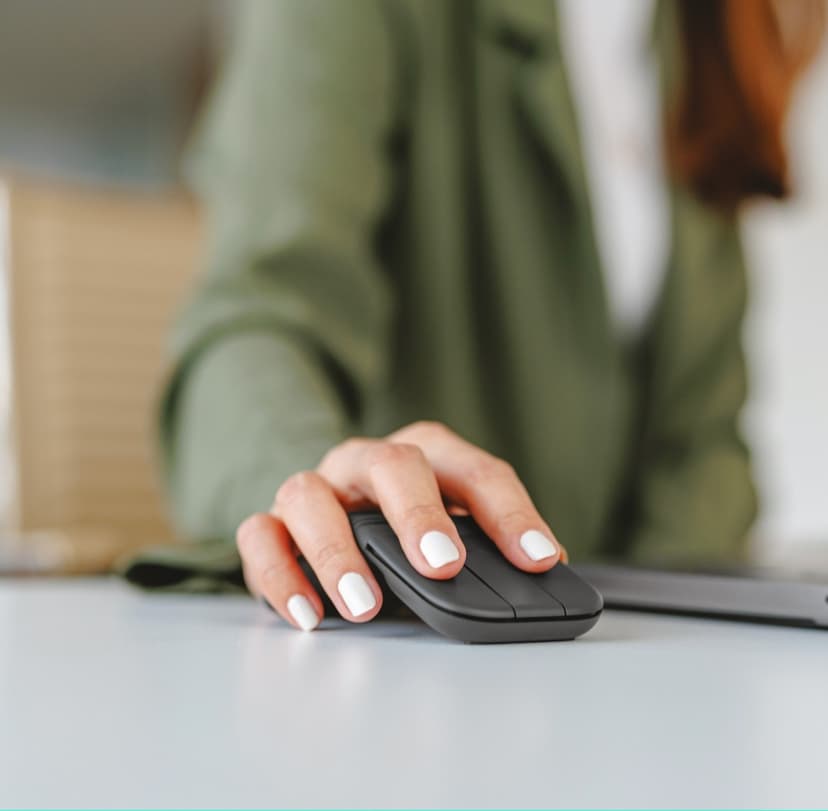 Logitech Mobi Fold Trådlös RF + Bluetooth Mus