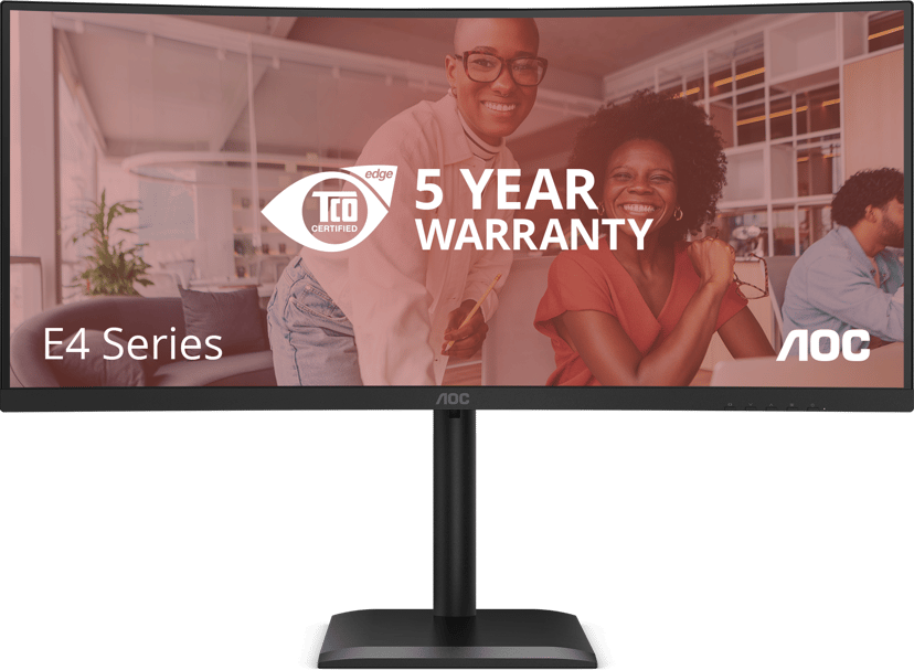 AOC CU34E4CV - (Kuppvare klasse 3) 34" 3440 × 1440pixels VA 21:9 120Hz