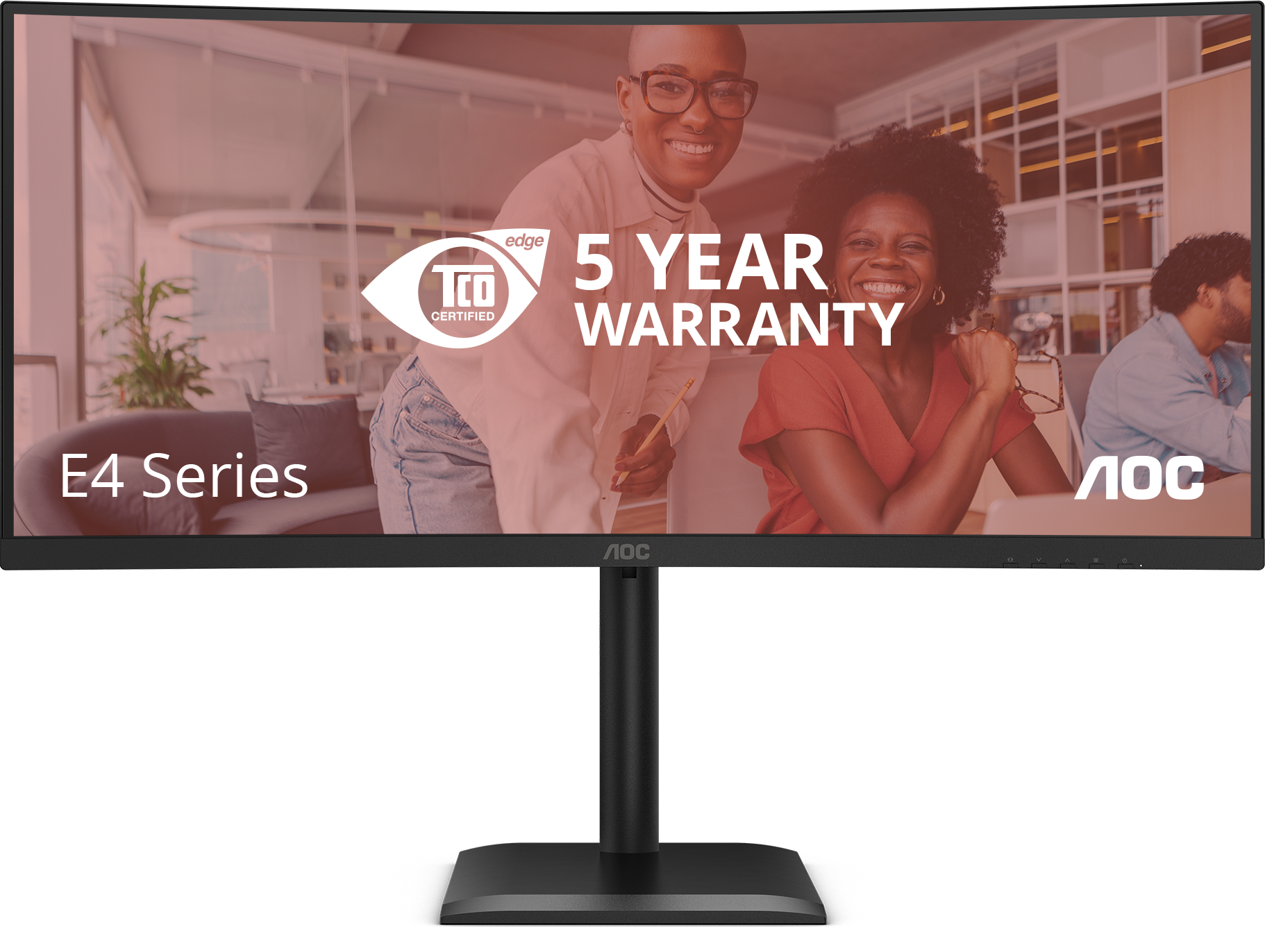 AOC CU34E4CV - (Löytötuote luokka 3) 34" 3440 × 1440pixels VA 21:9 120Hz