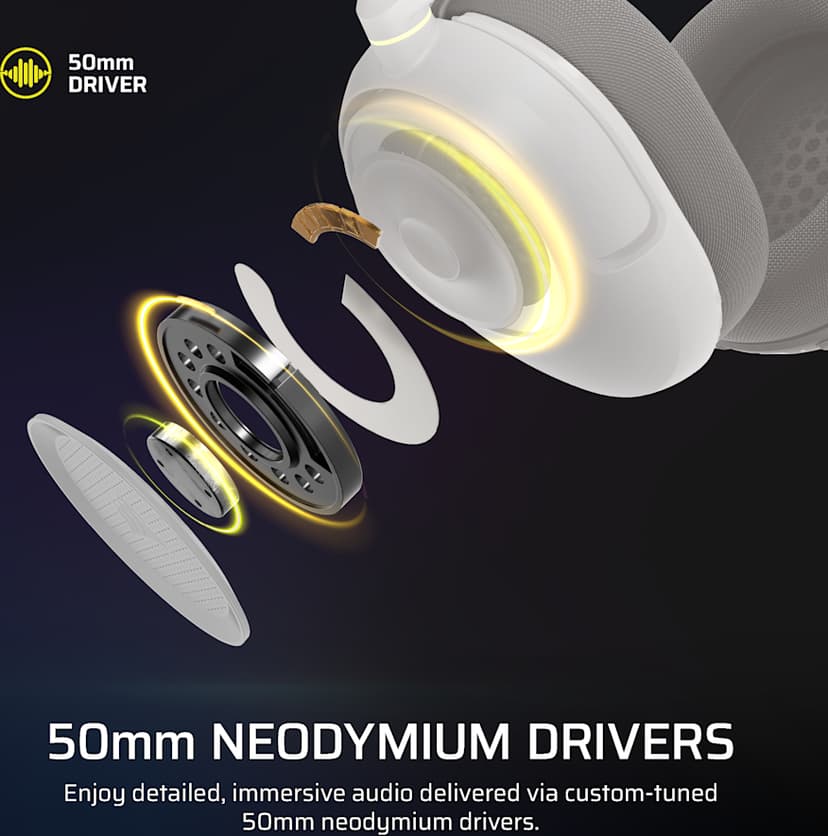 Corsair HS35 V3 Wireless Stereo Hvit