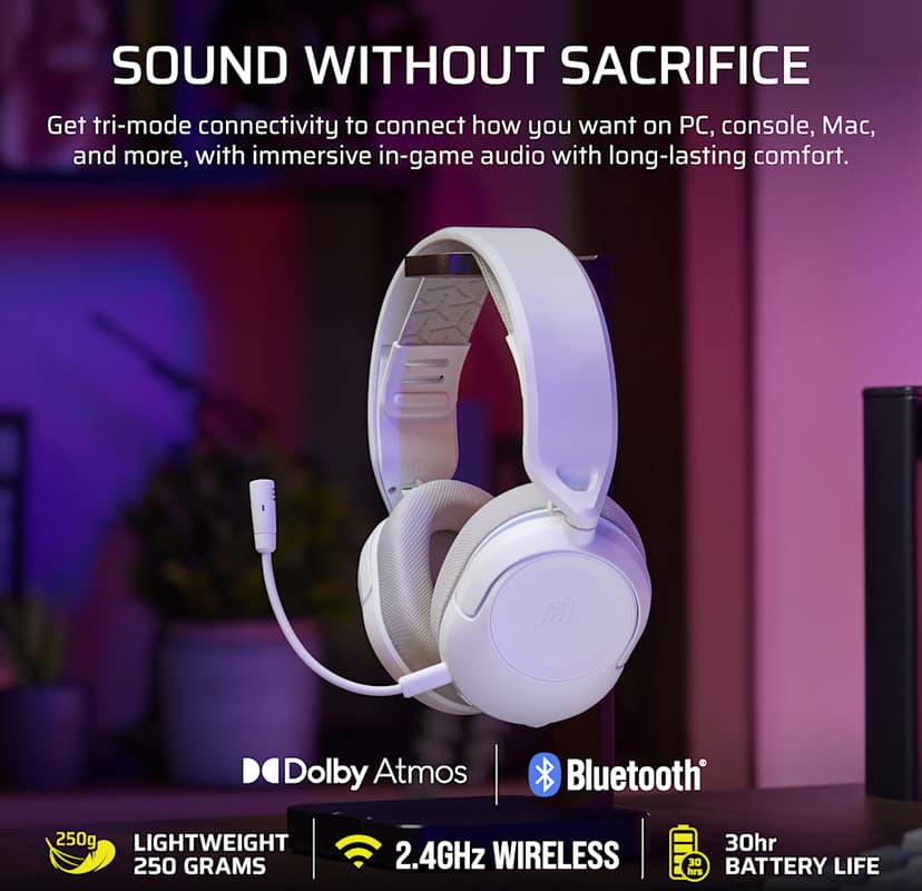 Corsair HS35 V3 Wireless Stereo Hvit