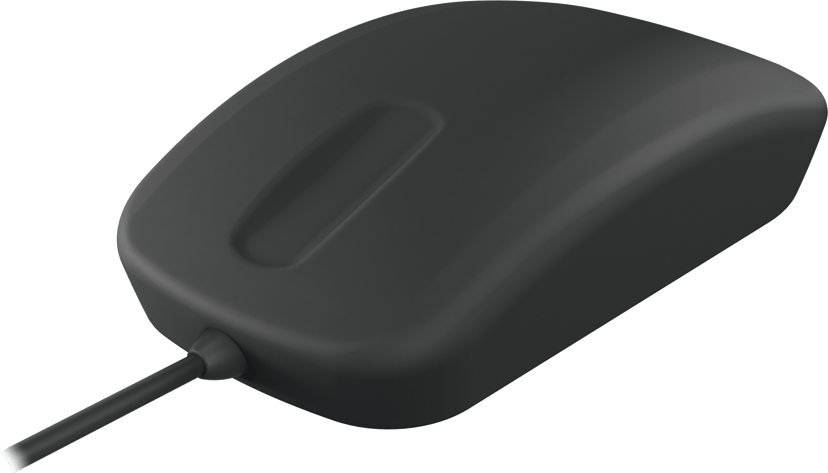 Contour Design Active Key QuickClean Medical IP68 Sensor Scroll USB-A Hiiri Musta