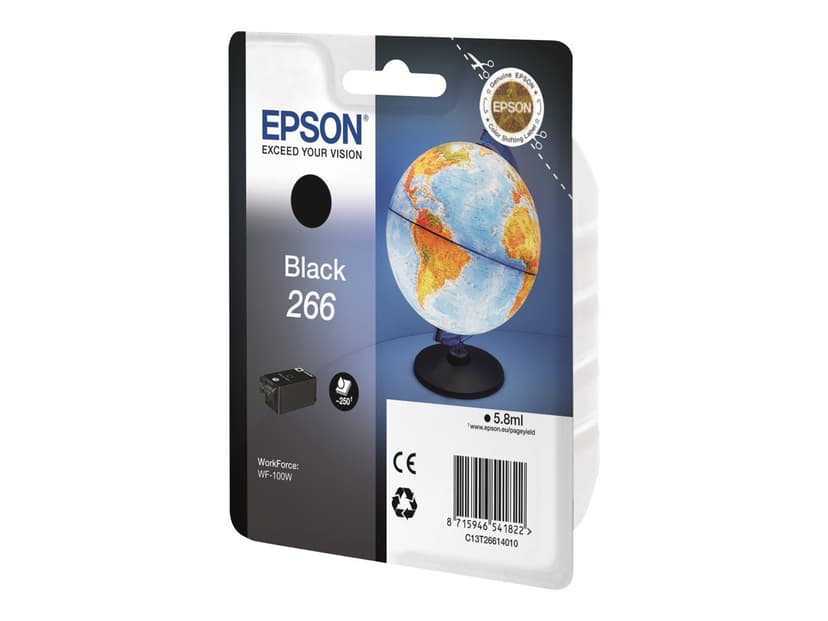Epson Blekk Svart 266 - WF-100W #Köp