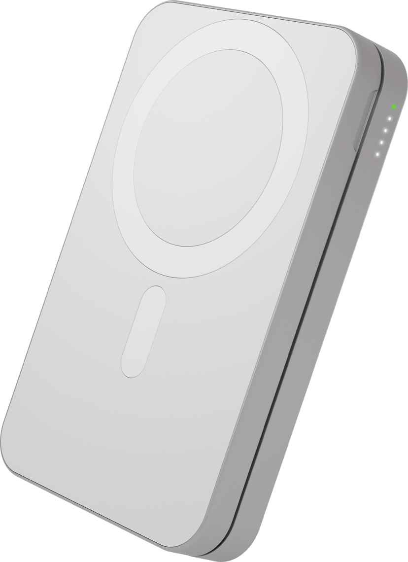 dbramante1928 re-charge Powerbank 3in1 Qi 8000mAh Gjuten aluminium