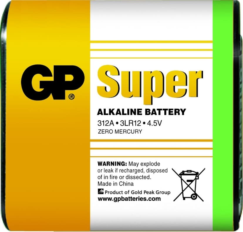 GP Batteries Super Alkaline 4.5V Engångsbatteri Alkalisk