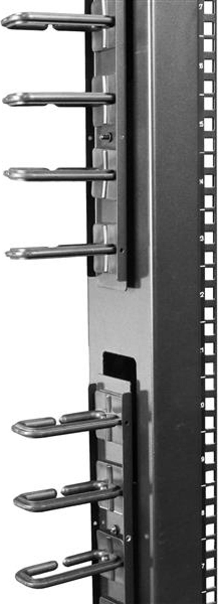 Startech Vertical 0U Server Rack Cable Management w/ D-Ring Hooks