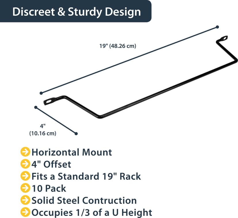Startech Cable Management bar 10-Pack