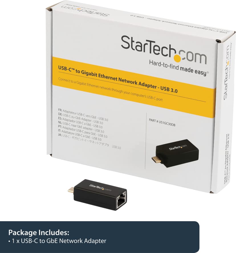 Startech USB-C Gigabit Ethernet-adapter