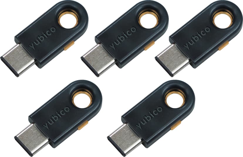 Yubico YubiKey 5C (USB-C) 5-pack