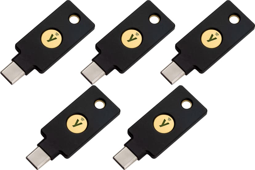 Yubico Yubikey 5C NFC (USB-C) 5-pack