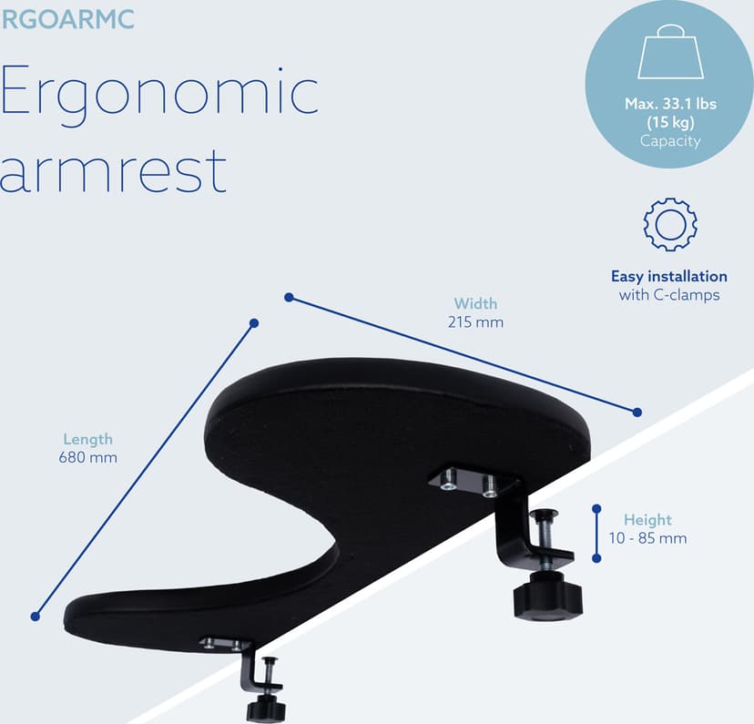 R-Go Tools Ergonomic Armrest