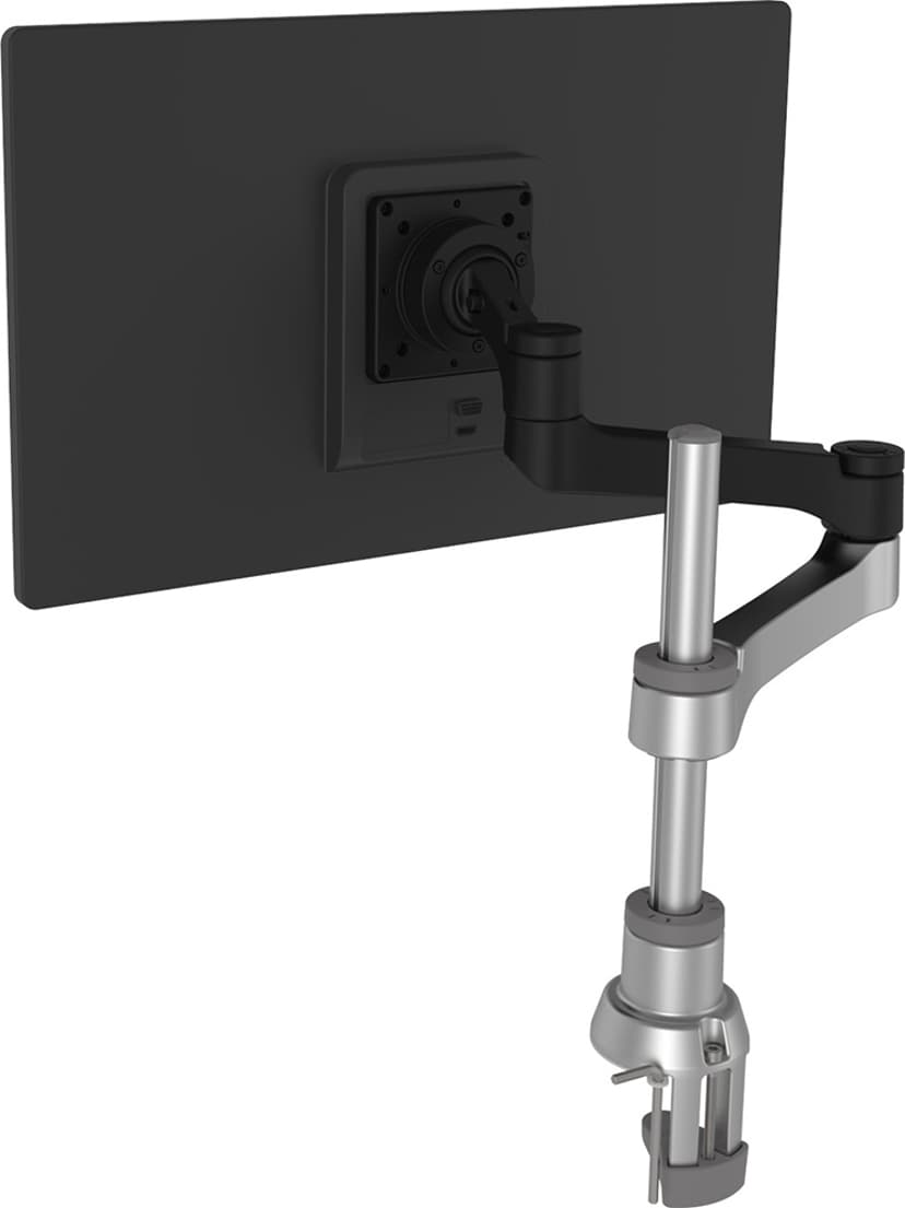 R-Go Tools Monitorarm R-Go Zepher, verstelbare enkele monitorarm, 100% circulair, tot 8 kg draagvermogen, zwart
