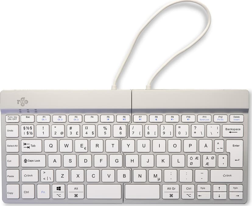 R-Go Tools Split Break Ergonomic Trådlös Nordisk Tangentbord