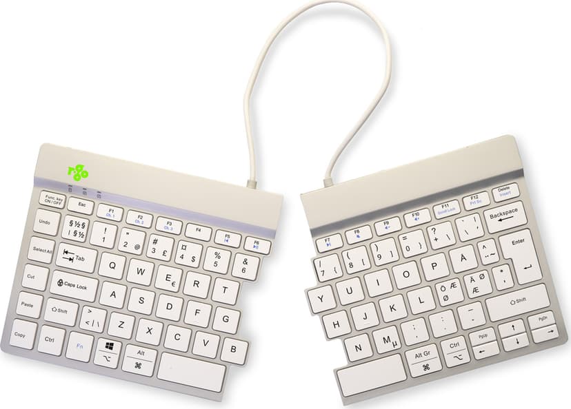 R-Go Tools Split Break Ergonomic Trådlös Nordisk Tangentbord