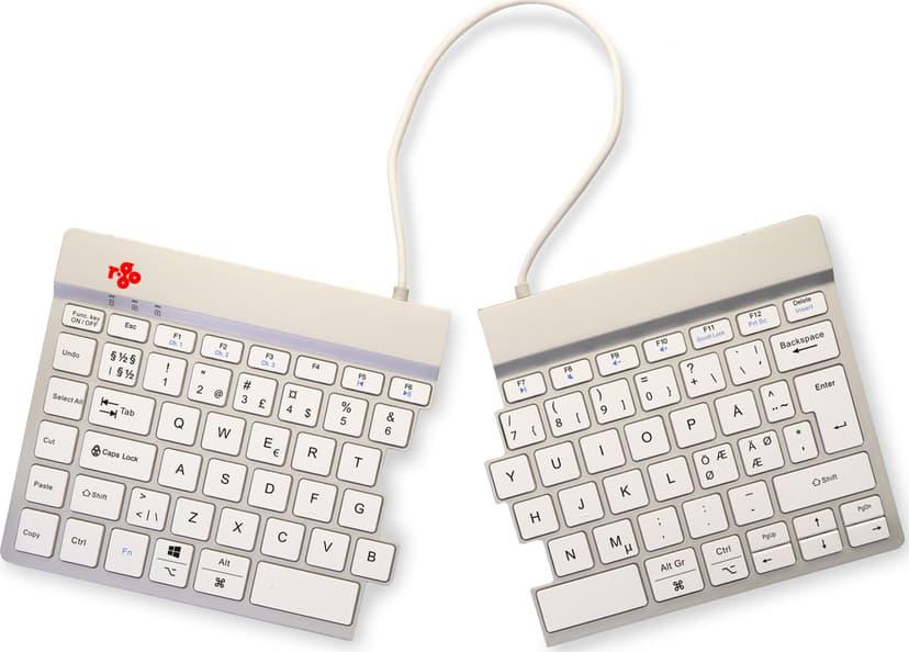 R-Go Tools Split Break Ergonomic Trådlös Nordisk Tangentbord