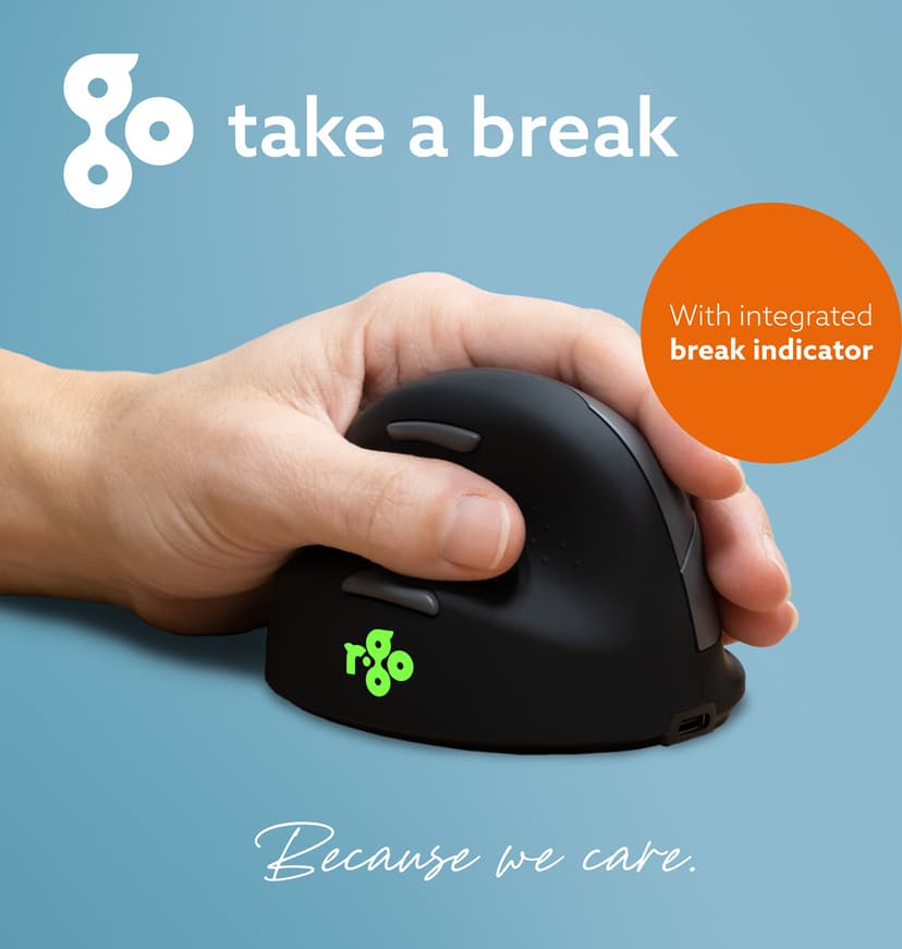 R-Go Tools HE Vertical Break Medium Left Bluetooth Mus