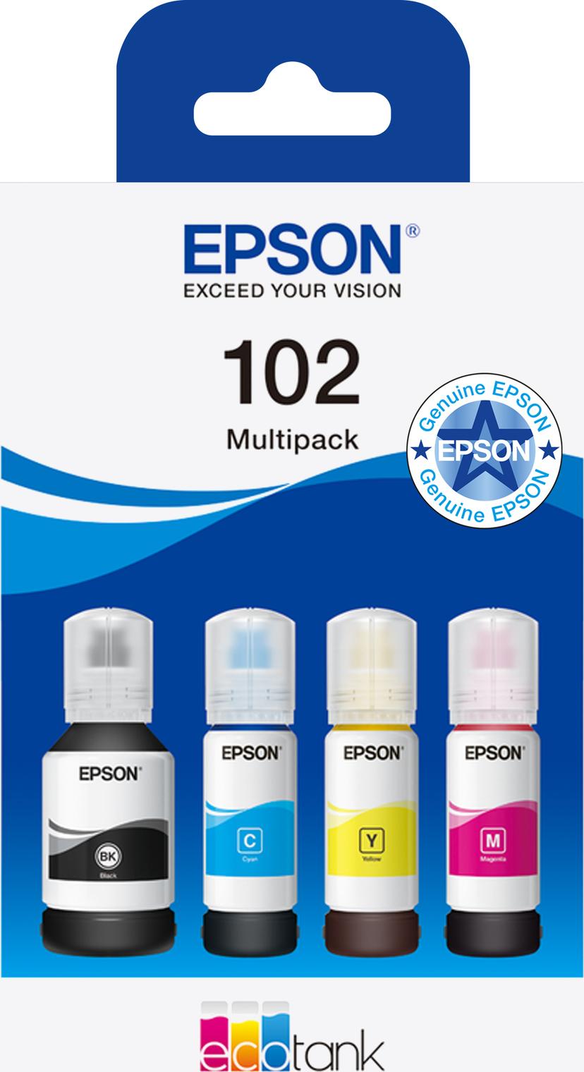 Epson Blekk Multipack (C/Y/M/BK) 102-ET-15000