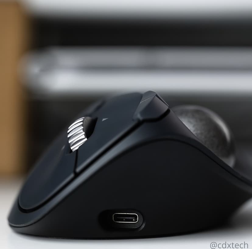 Kensington Pro Fit Ergo TB550 RF Wireless + Bluetooth Trackball Musta, Harmaa