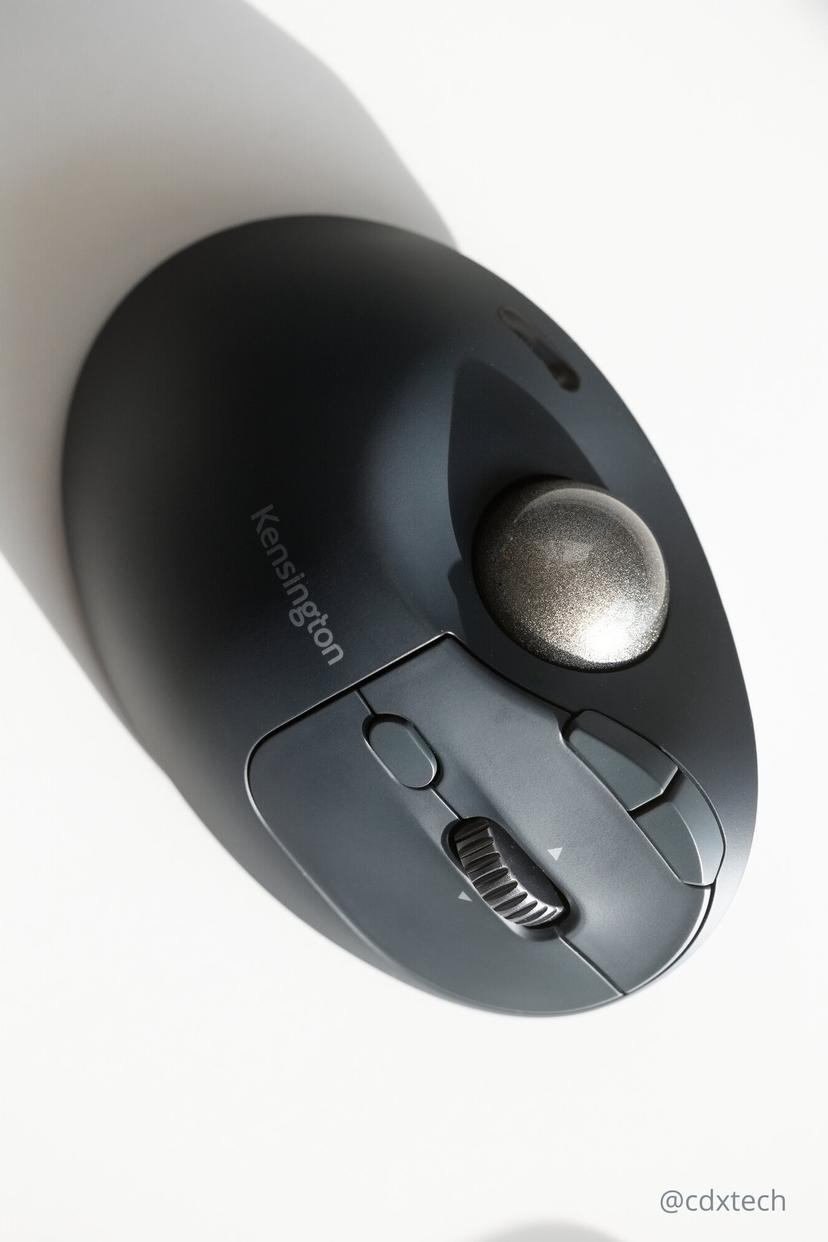 Kensington Pro Fit Ergo TB550 RF trådløs + Bluetooth Trackball Sort, Grå