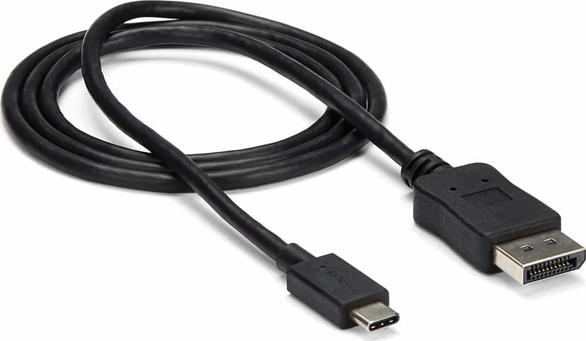 Startech USB C to DisplayPort Adapter Cable 1m DisplayPort USB-C Svart