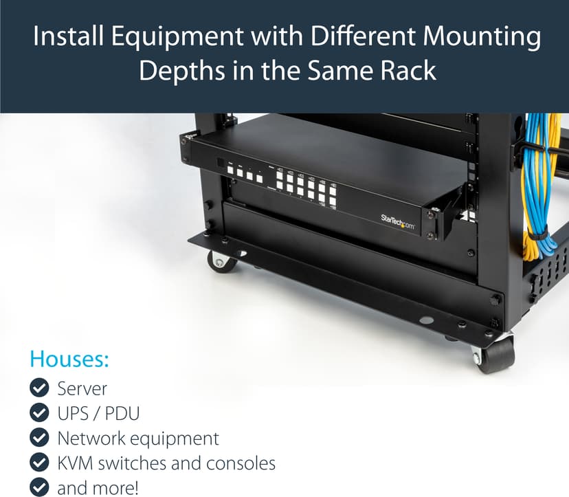 Startech Rail Depth Adapter Kit for Server Racks