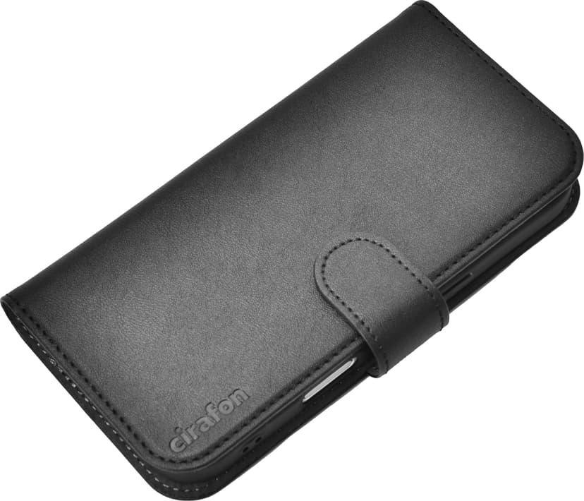 Cirafon PU Leather wallet iPhone 17 Zwart
