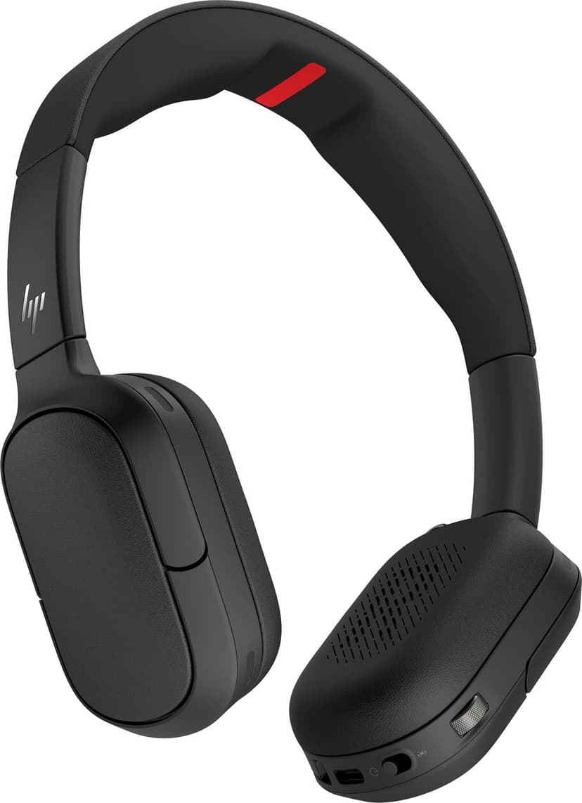 HP Poly Focus 625 Headset +Charge Stand Stereo Zwart