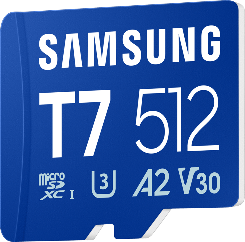 Samsung T7 microSD card 512GB MicroSDHC UHS-I