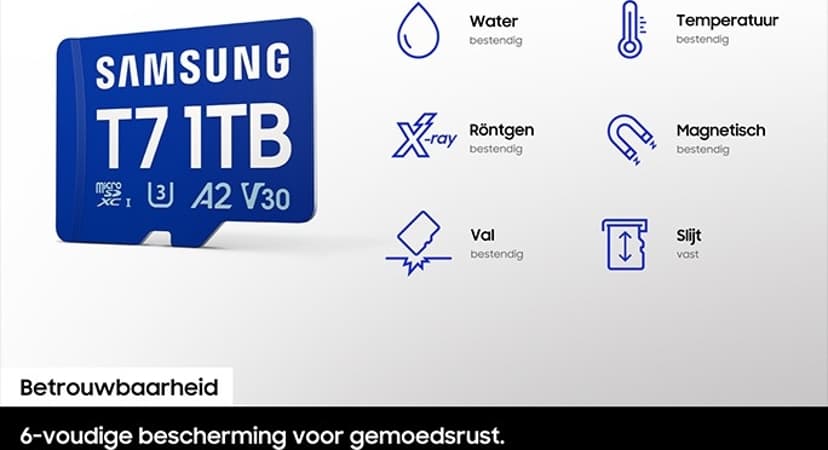 Samsung T7 microSD card 512GB MicroSDHC UHS-I