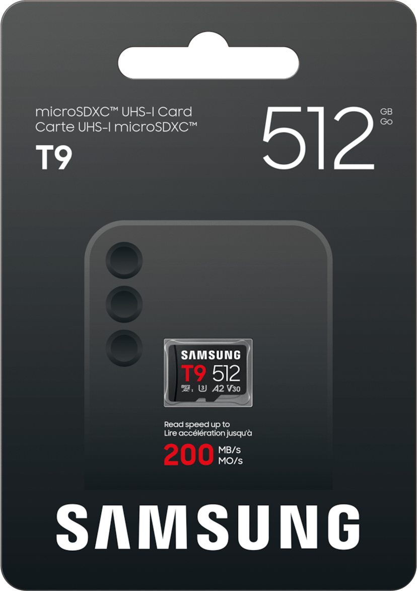 Samsung T9 microSD card 512GB MicroSDHC UHS-I
