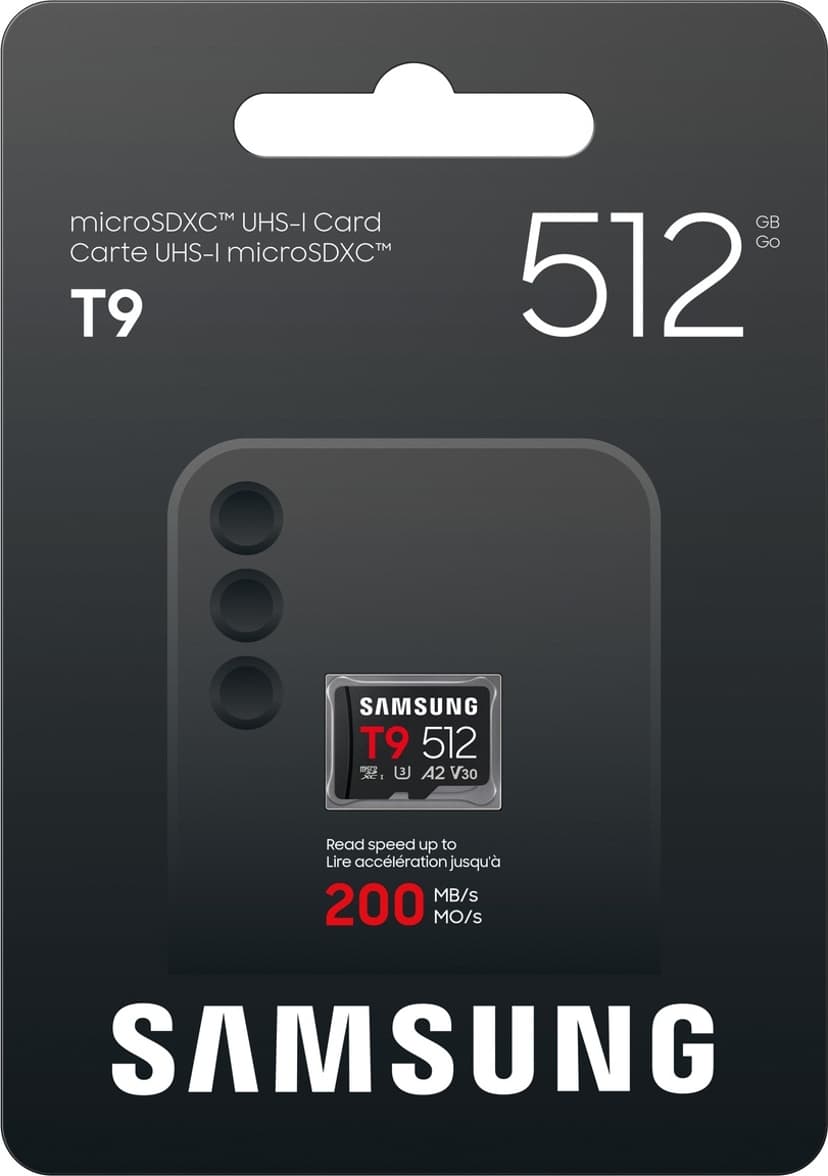 Samsung T9 microSD card 512GB MicroSDHC UHS-I
