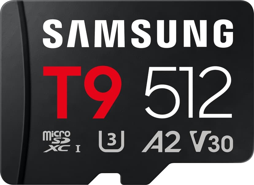 Samsung T9 microSD card 512GB MicroSDHC UHS-I
