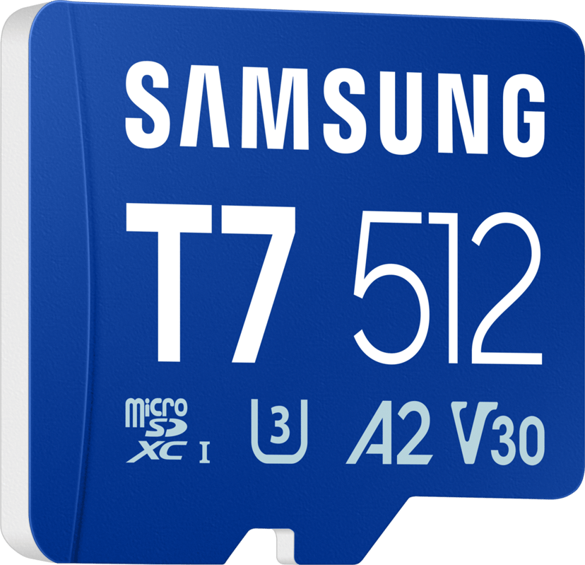 Samsung T7 microSD card 512GB MicroSDHC UHS-I