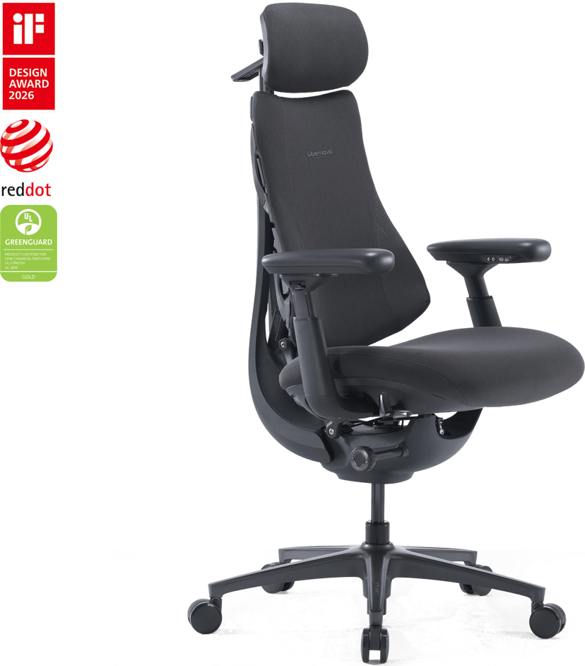 Libernovo Omni Pro dynaaminen ergonominen tuoli 48 cm grafiitinharmaa