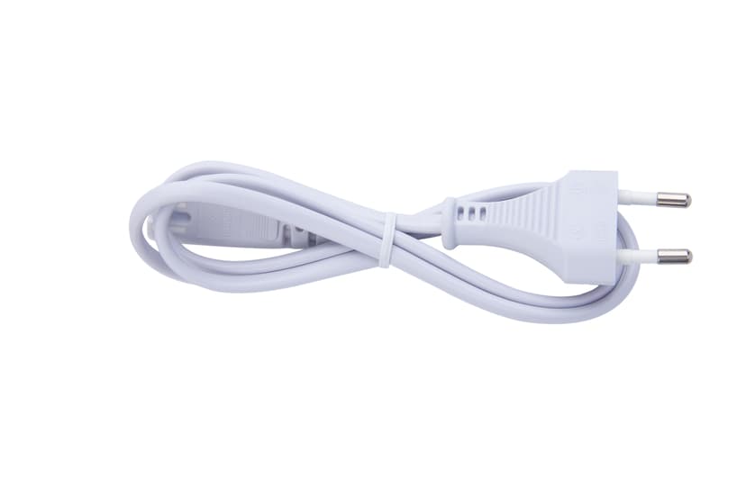 Prokord Strömkabel 1m CEE7/16 C7 Vit