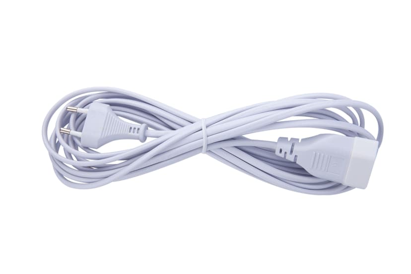Prokord Power Cable Extenstion Type C - White 5.0m 5m CEE7/16 CEE7/16 Wit