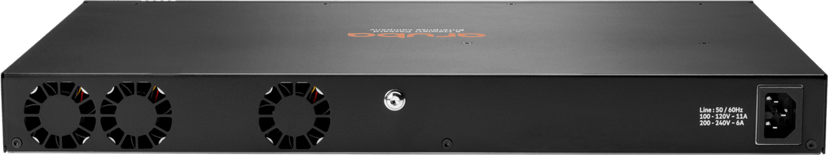 HPE Aruba Networking CX 6200F 48G Class-4 PoE 4SFP+ 740W Håndtert L3 Gigabit Ethernet (10/100/1000) Strøm over Ethernet (PoE) 1U