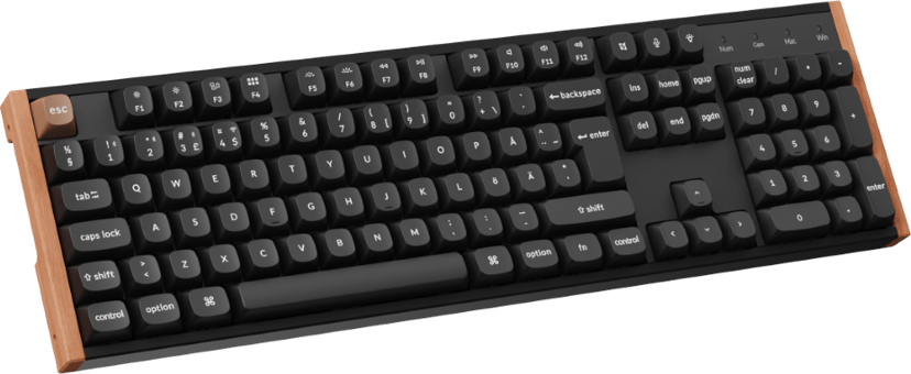 Keychron K10 HE Special Edition Kablet og trådløst Gateron Double-Rail Magnetic Nebula Nordisk Tastatur