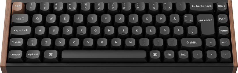 Keychron K6 HE Special Edition Kablet og trådløst Gateron 2.0 Purple Magnetic Nordisk Tastatur