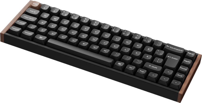 Keychron K6 HE Special Edition Kablet og trådløst Gateron 2.0 Purple Magnetic Nordisk Tastatur