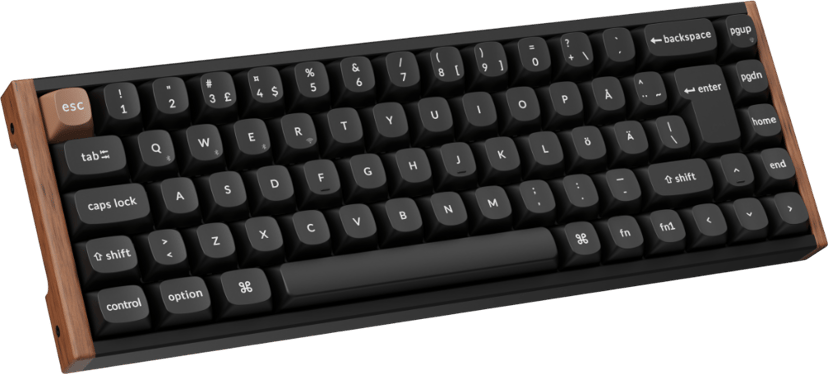 Keychron K6 HE Special Edition Kablet og trådløst Gateron 2.0 Purple Magnetic Nordisk Tastatur